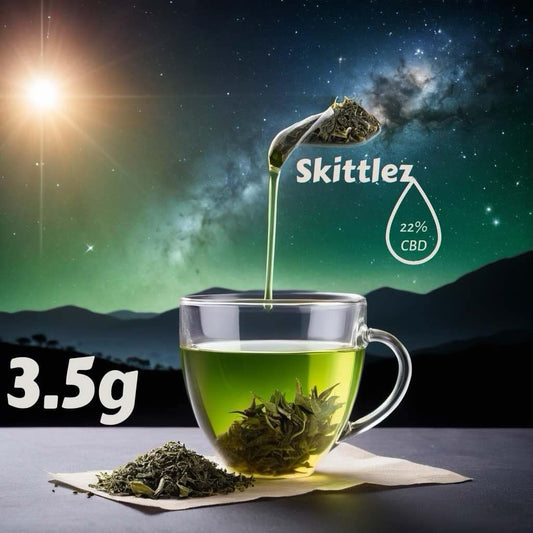 Skittlez-CBD Hemp tea flower 22% - £3.5g - Greenhouse